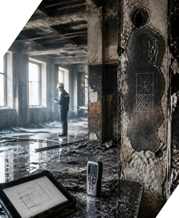 Обследование зданий после пожара в Глазове от 15305 р. | ЭкспертизаРоссия
