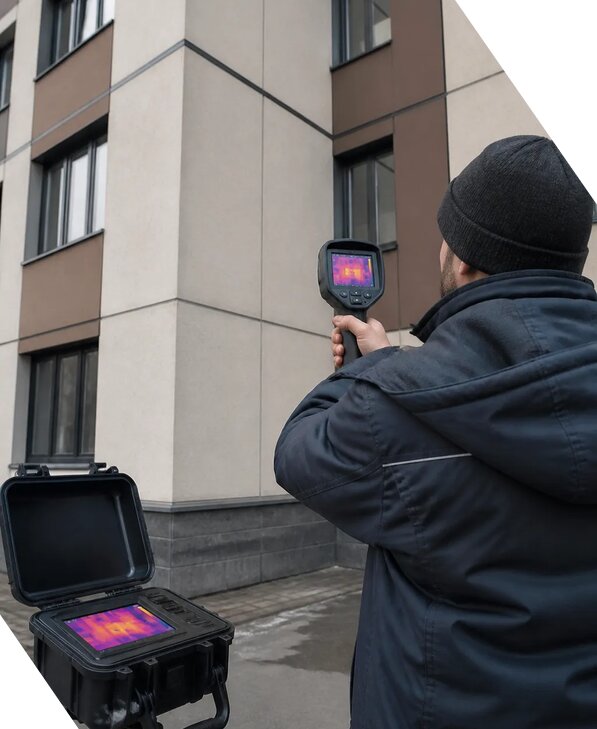 Тепловизионное обследование зданий и сооружений в Глазове